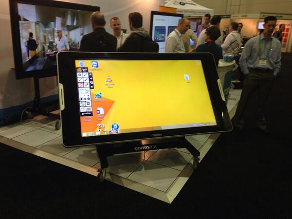EarlyChildAust's tweet image. It&apos;s a giant iPad!!! Nice idea #Edutech2014 #commbox