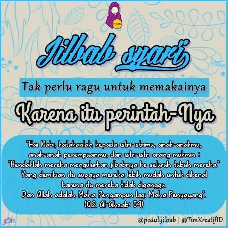 pedulijilbab's tweet photo. Kenapa harus ragu, jika itu perintahNya? :') http://t.co/O41InKFakk
