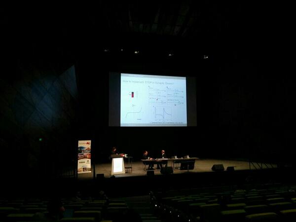 ISCAS2014's tweet photo. Special session on memristive neuromorphic systems kicks off! http://t.co/mrI0gs30B3