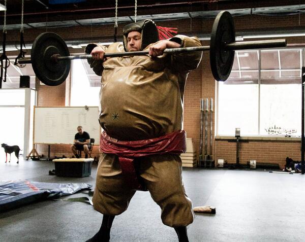 CrossFit's tweet image. The original #sumo deadlift high-pull. @crossfitchicago #CrossFit