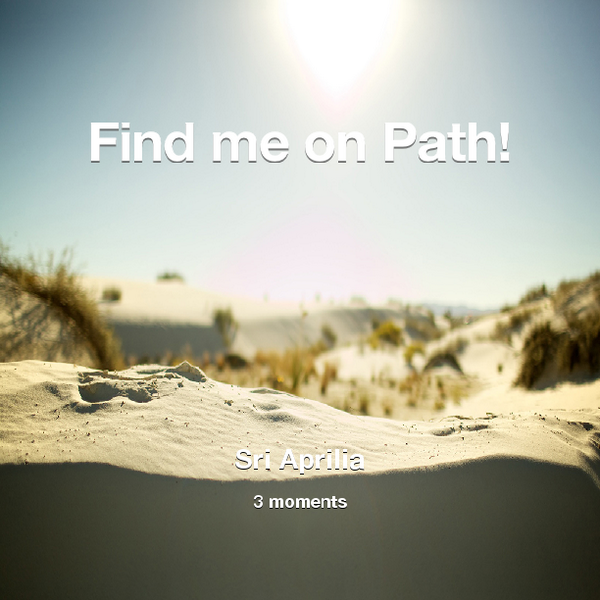 srii_29's tweet photo. Find me on #Path now! Go to: http://t.co/bTQwVPNQo0! #thepersonalnetwork http://t.co/JoFZIZsXFO