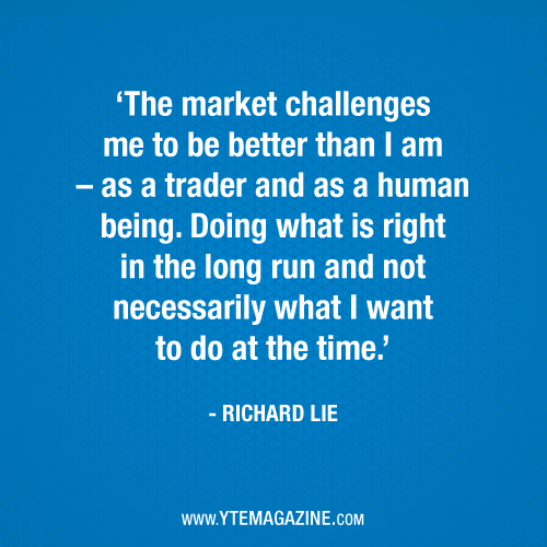 YTEMag's tweet photo. Read more about #RichardLie in the new issue of YTE! http://t.co/HRsEiGHfWi #traderstory http://t.co/Kr0aooWBaE