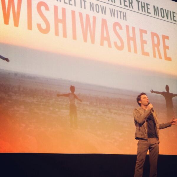 reelexposition's tweet image. such a wonderful experience being a part of Zach Braff's new film @WIWHFilm and attending the first U.S. showing!