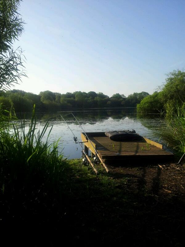 View from the bivvy on sunday morn just before the right hander rattled off ;)