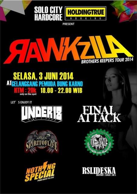 Selamat malam Solo..mari merapat ke Gelanggang Pemuda Bung Karno <a href="/Crooz/">Crooz</a> #BrotherKeppersTour2014