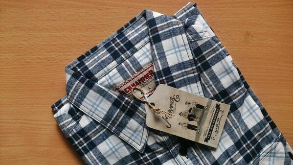 JackhammerCo's tweet image. #ArticleHighlight

Hillbilly Shirt II
100% cotton, twin chest pocket, Signature Black Handdyed Cateye Button.