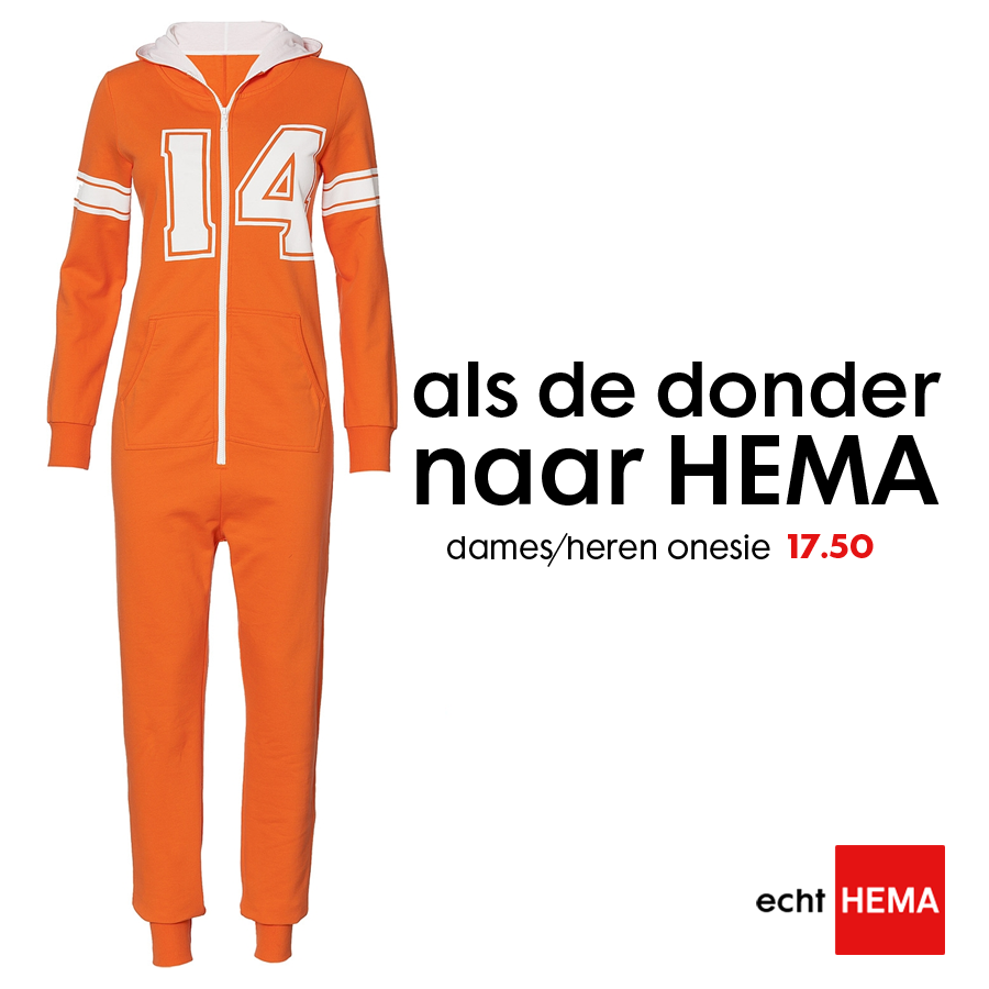 Als reactie op de Smederij Afhaalmaaltijd HEMA on Twitter: "Gewoon op voorraad, in de winkel en online. De HEMA WK  Onesie. http://t.co/XGoVBZVJUp http://t.co/Hj89XPW6Oa" / Twitter