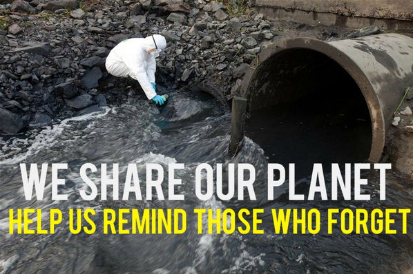 Greenpeace's tweet photo. 320 million people in #China are without drinking water - tell @adidas to become #Detox leader http://t.co/aLiAGzYM77 http://t.co/pY9YuwUaYi