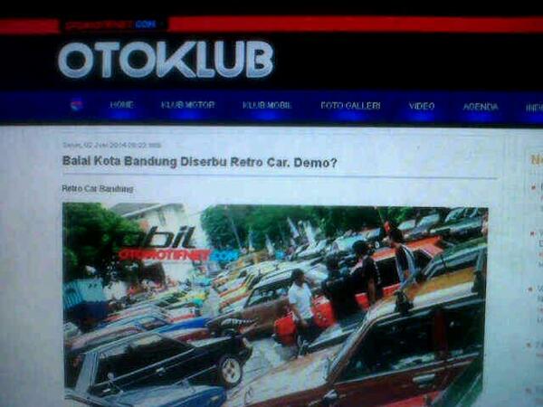 Widiiih.. balkot rame ni.. "Kopdar Retro Bandung" minggu 1 juni di parkiran barat balai kita Bandung.. thanks all...