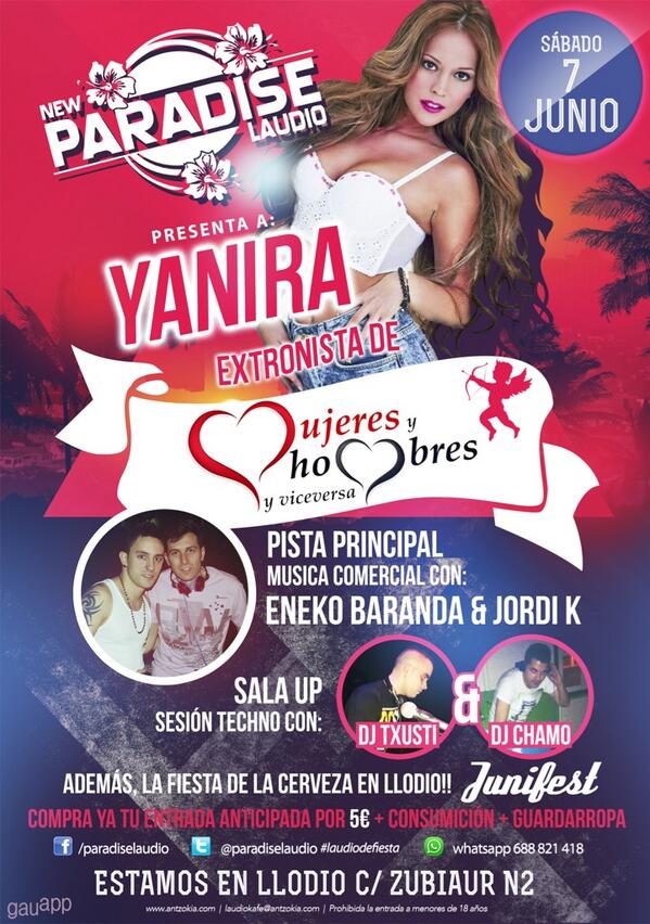 paradiselaudio's tweet photo. (+18) RT y entra en el sorteo de una entrada doble 
@Dj_Jordi_k @ENEKOPARADISE @Irene__39 @Mireia_Ferreiro @CaleroSc http://t.co/JPgqfiocoF
