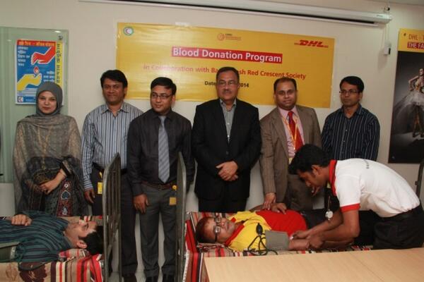 mandlesatwork's tweet photo. In honor of World Red Cross &amp; Red Crescent Day our Bangladesh colleagues donated blood for poverty-stricken patients. http://t.co/lBjav8azHv