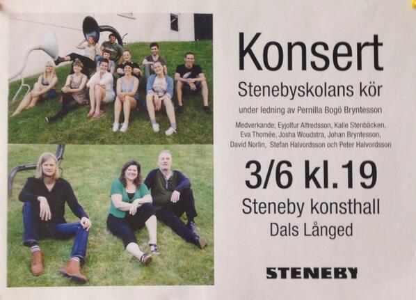 Konsert kl 19 i kväll i konsthallen Dals Långed