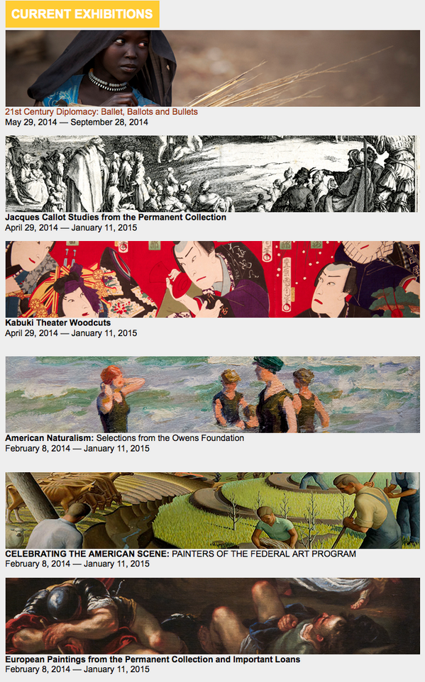 muscarelle's tweet photo. There is a lot happening at the Museum this summer! Come see us! #fotodiplomacy #Callot #Kabuki #FederalArtsProject http://t.co/k2pRTxiBIY