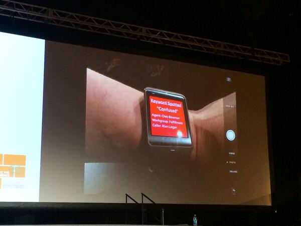 EvanKirstel's tweet photo. iPads, #smartwatchs, and geo-location @IN_Intelligence. Not your mom's #CCTR #InteractIndy14 http://t.co/wV7SH3BPV2