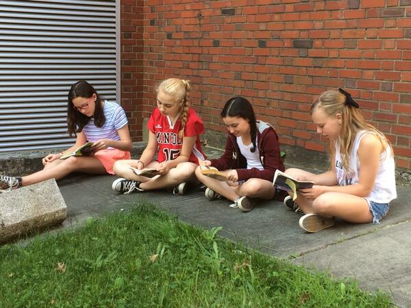 NLDeStefano's tweet image. ELA all day. #randomactsofreading @MineolaMS1