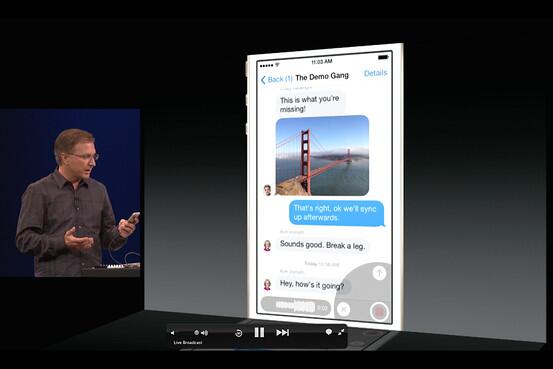 WSJ's tweet image. Apple iMessage adds video and voice chat, features of Viber, Kik and WhatsApp. on.wsj.com/1kEw0A8
