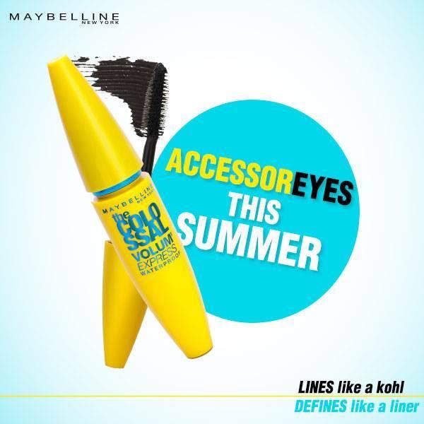 MaybellineIndia's tweet photo. When in doubt, #AccessorEYES! RT if you agree! http://t.co/afwkYLtn3U