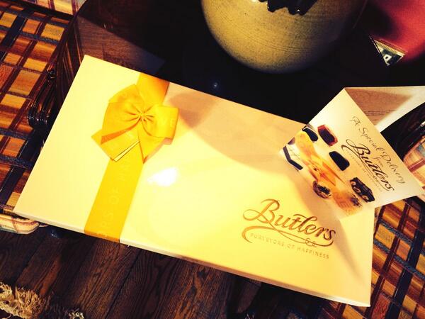 You know you have to be doing something right when a lovely thank you gift like this arrives from one of your guests