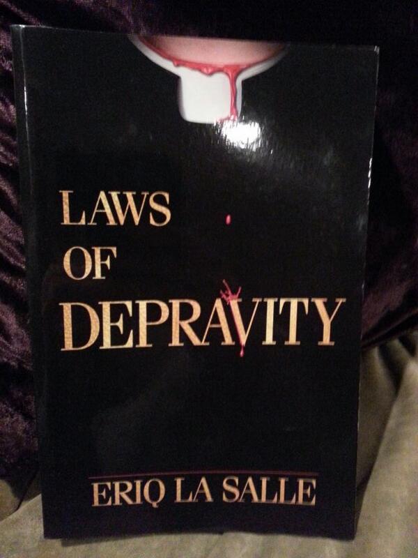 Look what just arrived, @EriqLaSalle23  Cant wait to get into it and have the next one arrive!!! #lawsofdepravity