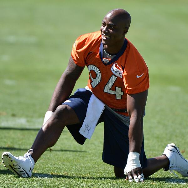 NFL's tweet image. AFC West, D-Ware. #OTAs