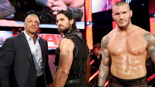 WWEEvolution14's tweet image. be careful what you wish for.........wwe universe triple h will make it happen believe that! the shield