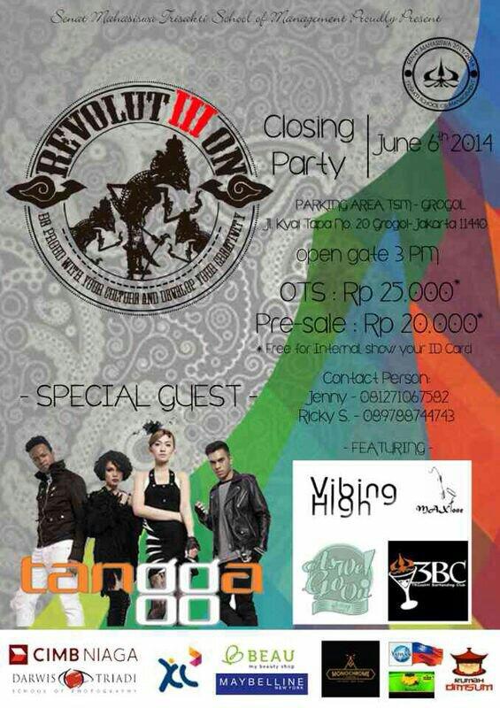 <a href="/SEMABIDANG4/">SEMA Bidang 4</a> <a href="/BASKET_TSM/">BASKET_TSM</a> <a href="/XclueDancer/">Xclue Dancer</a> <a href="/trischmavoca/">TRISCHMAVOCA CHOIR</a> @SEMABidang1 <a href="/DS_Trisakti/">Dhammasena Trisakti</a> <a href="/LeYuanMC/">LeYuan Mandarin Club</a> bantu promo closing yaa :D