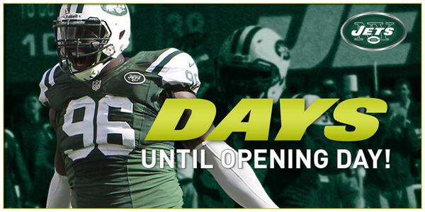 New York Jets on X: 'Let the countdown begin! @MoWilkerson days away from  our season opener!  / X