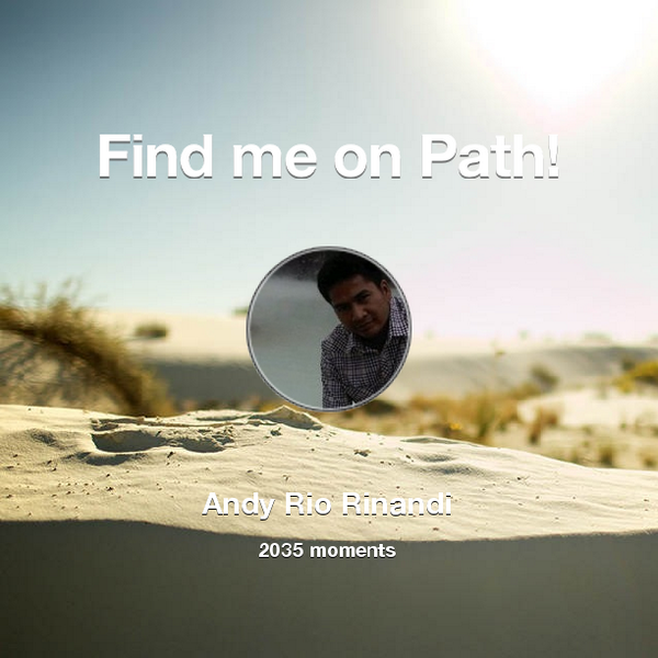 I've shared 2,035 memories with my friends on #Path - see them now at path.com! #thepersonalnetwork