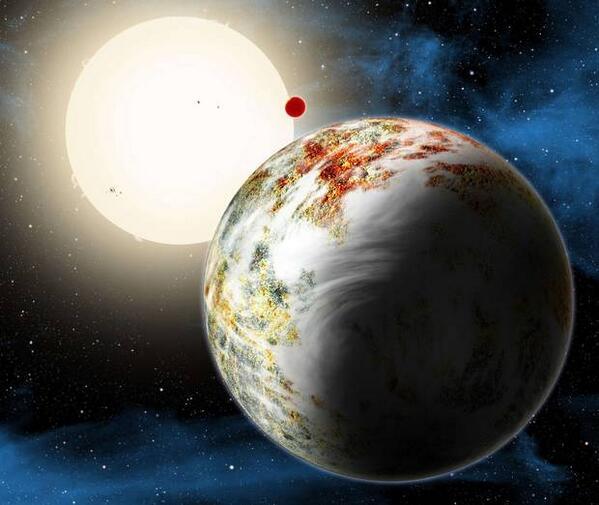 Independent's tweet photo. Huge planet nicknamed 'Godzilla of Earths' discovered. Scientists think it may support life. http://t.co/0xVwdyPNQo http://t.co/I3Cg3wDUrA