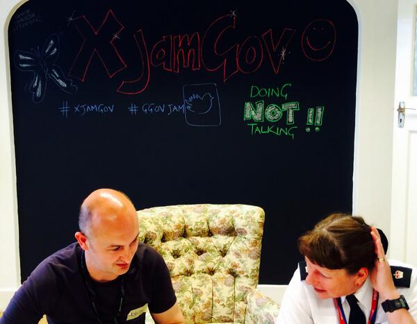 xjamgov's tweet photo. Brainstorming ideas. #ggovjam http://t.co/tweflHwaES