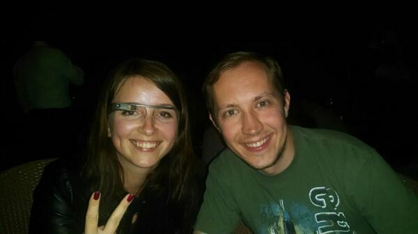 Geeking out. #GoogleGlass