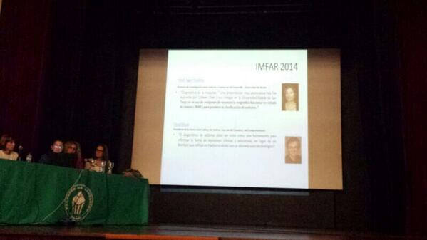 AutismoDiario's tweet photo. @carmenj797 hace referencia sobre vision del #imfar2014 #JornadasTIC en @CanalULL http://t.co/IfMb0Ept6n