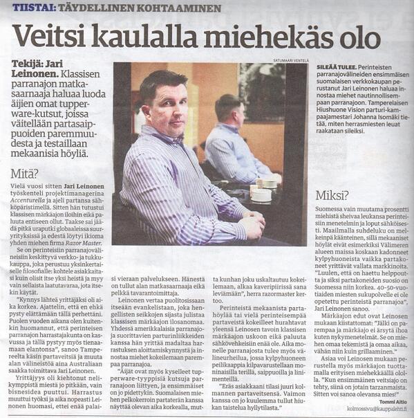#Kauppalehti #3Sivu 
razormaster.com