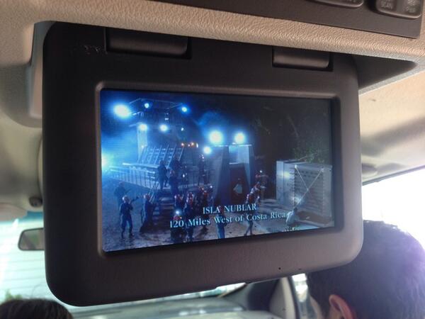 memorymapband's tweet image. Kickin' this tour off with a little Jurassy-P in the minivan.
