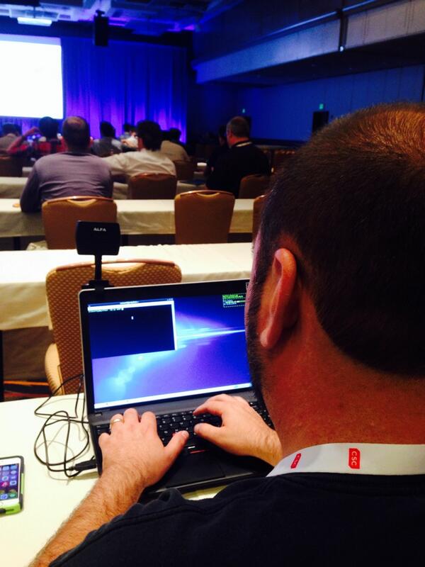 tommyheller's tweet photo. Award for most geeky wifi setup! 
 #csctechcom http://t.co/x7hvA2rLzo