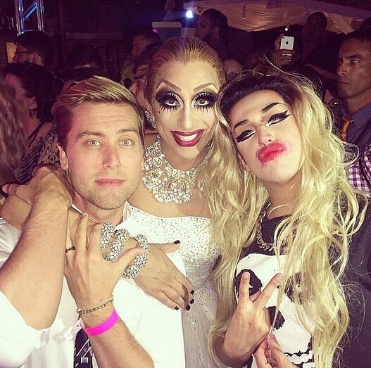 RuPaulsDragRace's tweet photo. .@AdoreDelano, @TheBiancaDelRio &amp; @LanceBass. PARTY! Gag on more of our girls on #Instagram: http://t.co/pepAVnORju http://t.co/BH5tHxQBnH