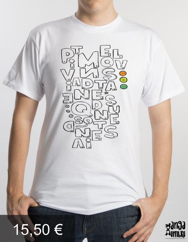 mxhshop's tweet image. #camiseta ·MXH· con una bonita frase desordenada. Ordénala y descubre la frase! visítanos en mangaxhombroshop.com