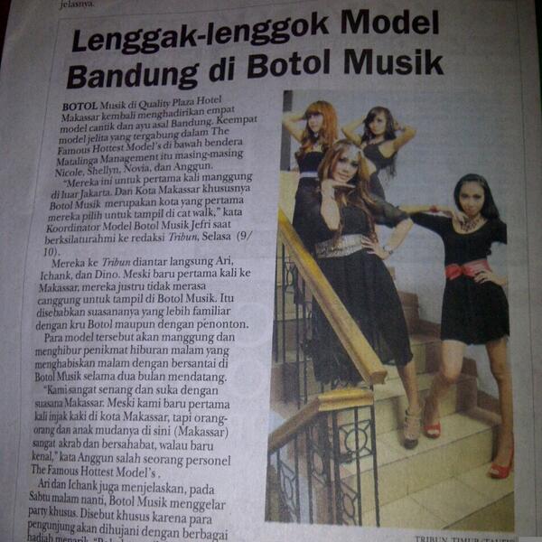 shellyn_lim's tweet image. Koran tribun makasar