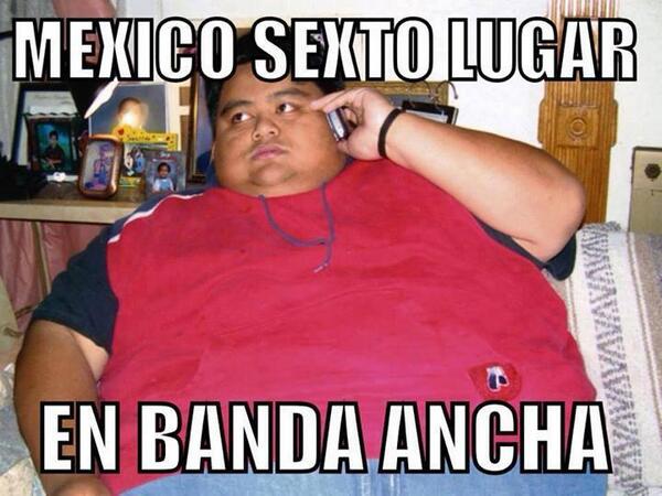 Ex_zorrita's tweet photo. México cada dia #MasLentoQueInfinitum  y eso que somos 6o lugar en banda ancha http://t.co/n3YtvfrJCk