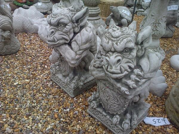 fisk12's tweet photo. Gargoyles £25 Each http://t.co/OoohyenZbm