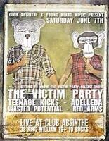 <a href="/TheVictimParty/">The Victim Party</a>, @teenagekicksTO, <a href="/Adelleda_Punk/">Adelleda</a>, <a href="/wearewasted/">Wasted Potential</a>, <a href="/redarmsband/">Red Arms</a> THIS SATURDAY @clubabsinthe! #HamOnt