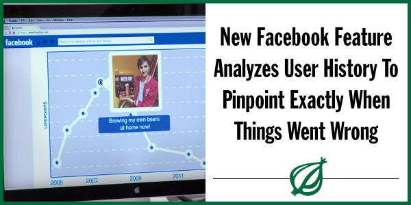 TheOnion's tweet photo. Mark Zuckerberg: "LifePoint Is Your Guide To Facebook's Museum Of Sadness" http://t.co/nJqOnD7DRX http://t.co/0hho1pRDDe