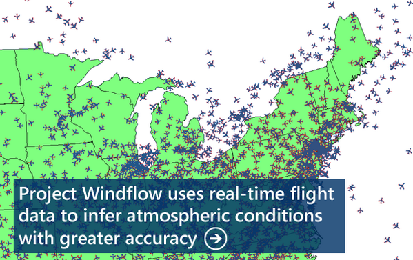 MSFTResearch's tweet photo. Watch how #AI takes to the skies with Project Windflow @erichorvitz http://t.co/7BKSOBZk4U #Azure #MachineLearning http://t.co/HC5yM7N0ap