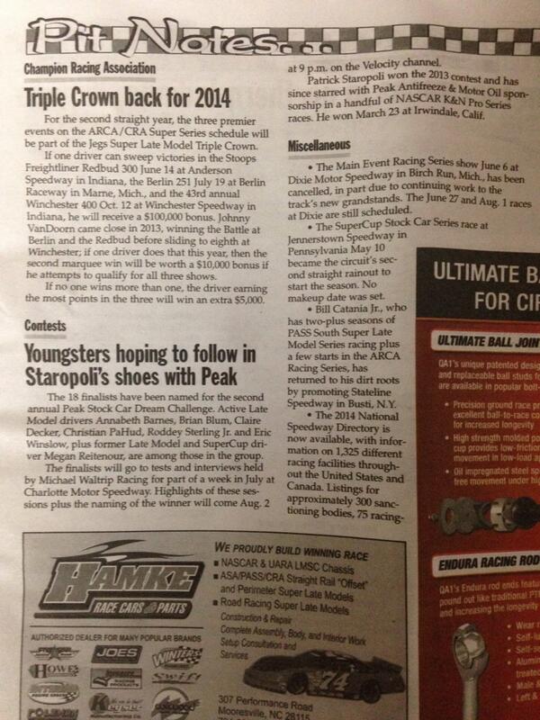 97patrickstar's tweet image. Nice shout out in #LateModelDigest magazine!! The @peakauto #PEAKSCD2 kicks off this weekend. I might make a cameo 😉