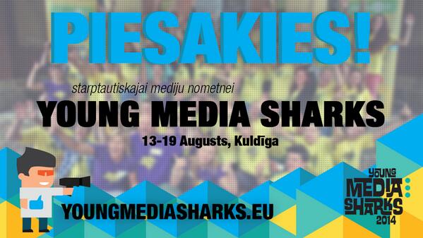 rtk_asp's tweet image. Ja vēlies piedzīvot neaizmirstamu vasaras nedēļu un patīk mediju nozare- piesakies. :) youngmediasharks.eu