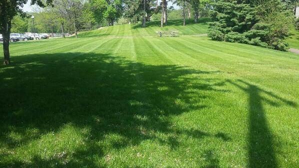 Lines so straight, you can't help but notice. Now that's Curb(side) appeal! #StripeGameStrong