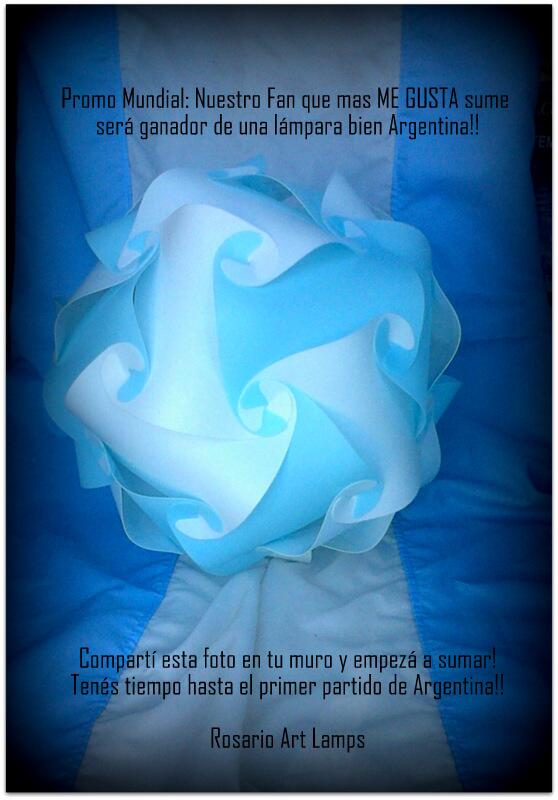 RosarioArtLamps's tweet image. Buscanos en facebook! y PARTICIPA!
facebook.com/RosarioArtlamps