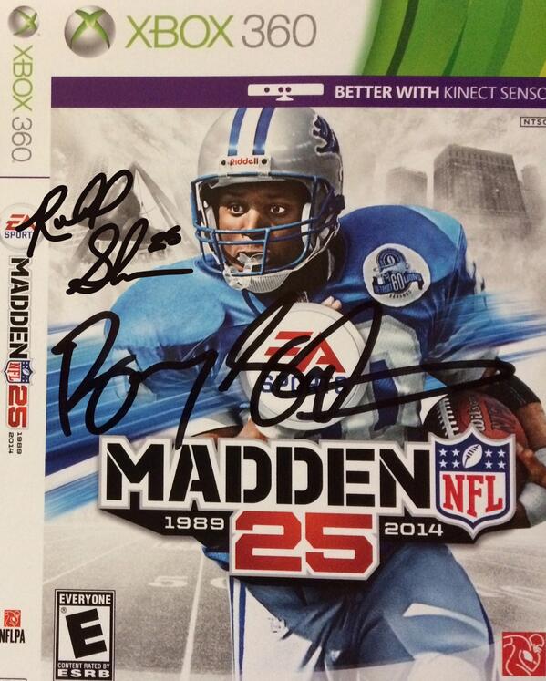 RSherman_25's tweet image. Want a signed Madden25 game by legend Barry Sanders and me? Vote for #LOB &amp;amp; retweet to enter es.pn/1h5eevb