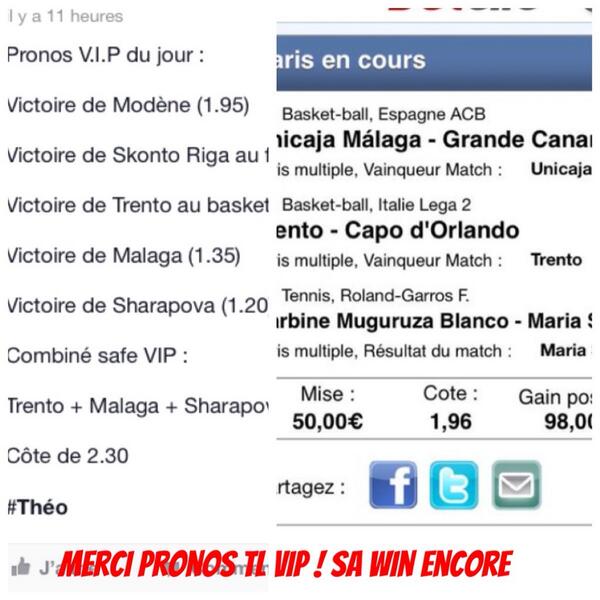 TLPronos's tweet photo. Vois ce qu'il se passe encore aujourd'hui sur le VIP

On se gave tout les jour pour 5€ par mois

#RT si tu veut venir http://t.co/swyvxxvEYg
