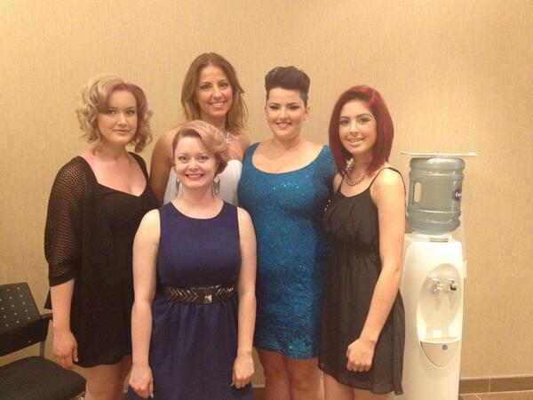 emily1deeva's tweet photo. Eufora color launch at Metro. Me and some students from La Luma academy http://t.co/vRMQhK2Yqw